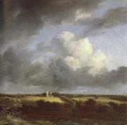 Jacob van Ruisdael View of the Ruins of Huis ter Kleef and Haarlem painting